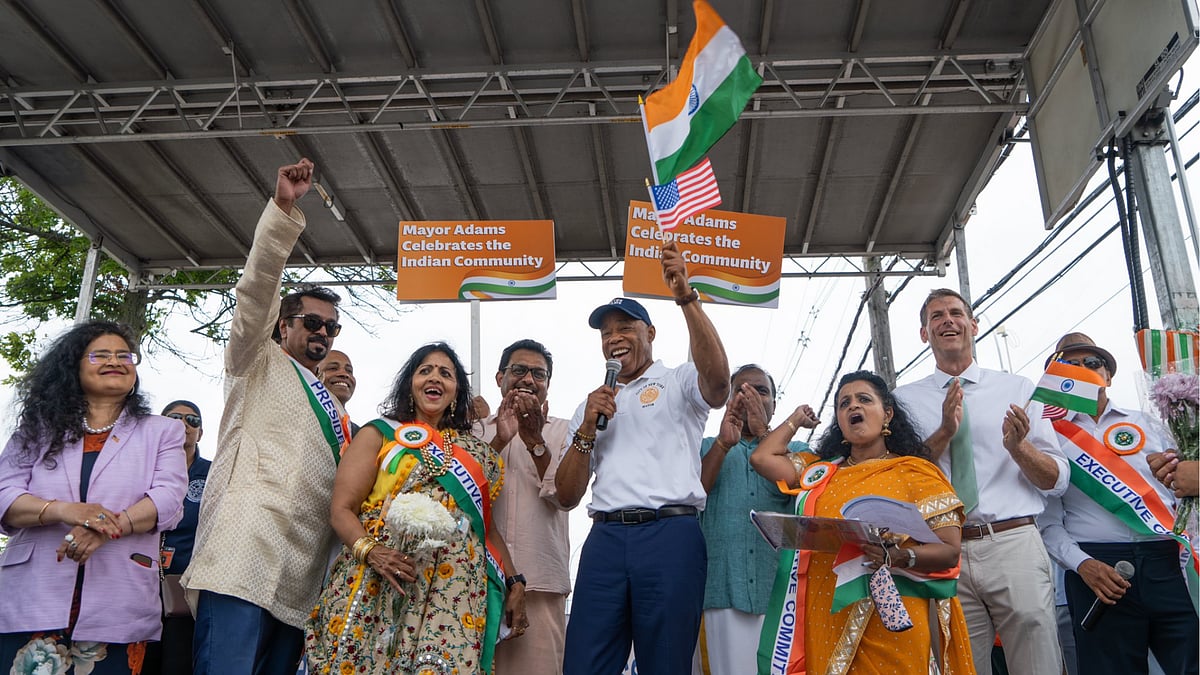 | Photo: X/@NYCMayor  : NYC Mayor Eric Adams At Queens India Day Parade 2024 